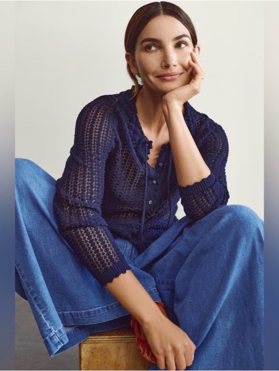 Gap x DOEN Sweaters - Gap × DÔEN Linen-Blend Pointelle Cardigan